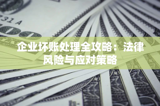 武汉企业坏账处理全攻略：法律风险与应对策略