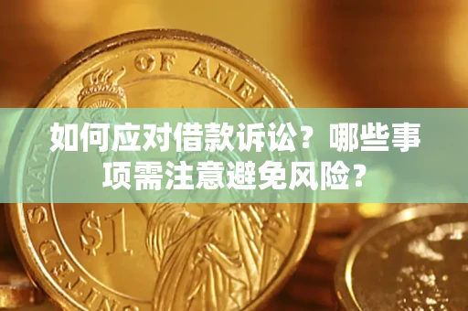 武汉如何应对借款诉讼？哪些事项需注意避免风险？