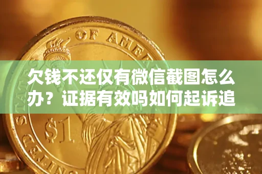 武汉欠钱不还仅有微信截图怎么办？证据有效吗如何起诉追回欠款？