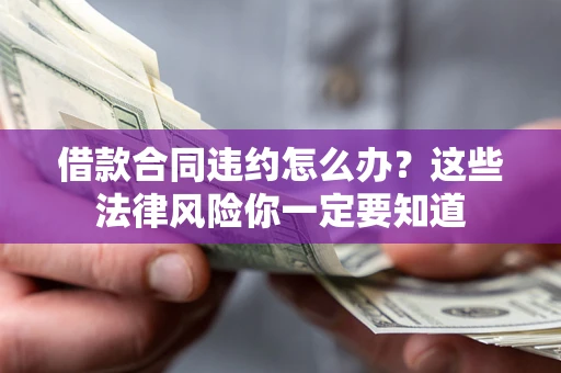 武汉借款合同违约怎么办？这些法律风险你一定要知道