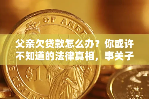武汉父亲欠贷款怎么办？你或许不知道的法律真相，事关子女未来