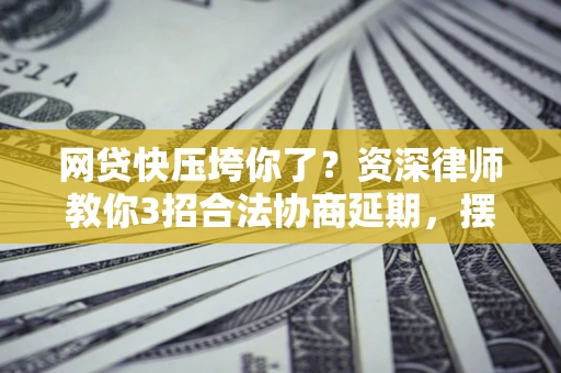 武汉网贷快压垮你了？资深律师教你3招合法协商延期，摆脱暴力催收！